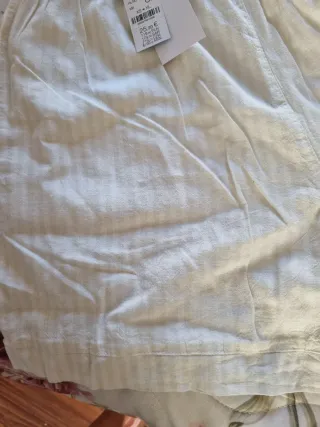 Pijama corto algodón y lino