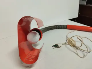 Lampada da tavolo a morsetto anni 70 design