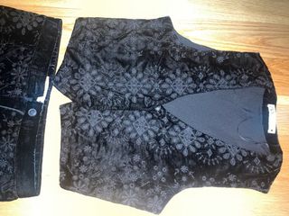 Conjunto Chaleco y Pantalón Zara Terciopelo