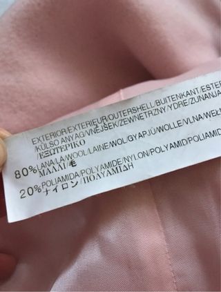 Abrigo marinero Zara rosa Xs/S