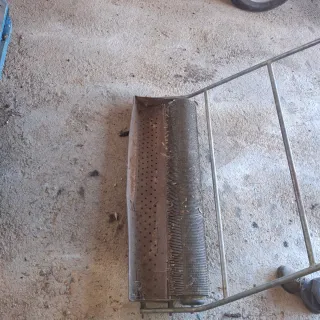 Recogedor de aceitunas con ruedas