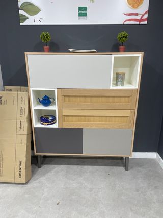 Mobiliario cocina marca Arredo3 Fresno macizo