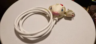 Lucchetto bici bambina con cavo bianco