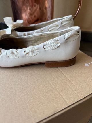 Zapatos Papanatas Niña Blancos