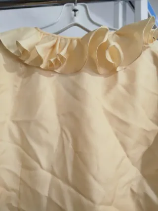 Blusa de fiesta con volantes De raso