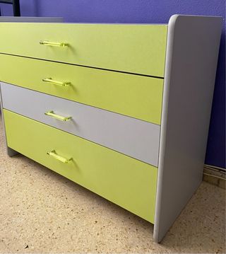 Cómoda cajonera de 4 cajones