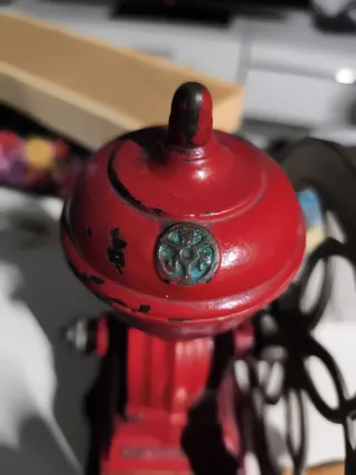 Molinillo Café Vintage Rojo