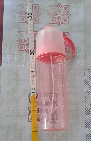 Borraccia sport 600ml rosa