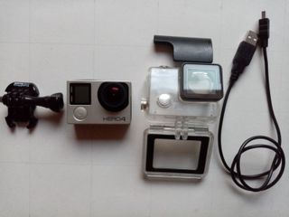 GoPro Hero4 + custodia + accessorio rotazione 360°