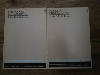 Psicología Educaciónal. Tomo 1 y 2. Jesús Beltrán.