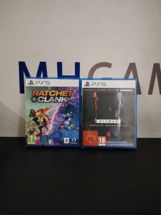 Lote 2 Juegos PS5: Ratchet & Clank y Hitman