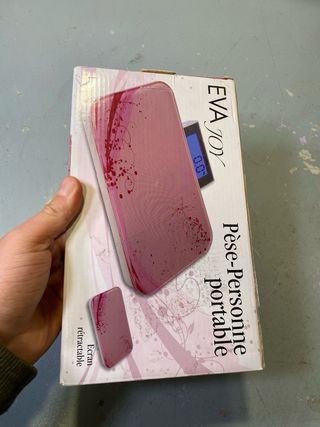 Báscula EvaJoy Compacta Rosa