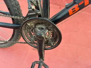 Bicicleta Montaña RockRider 500 Negra/Roja