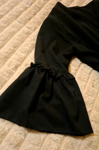 Mini Abito Nero Taglia Unica Nuovo