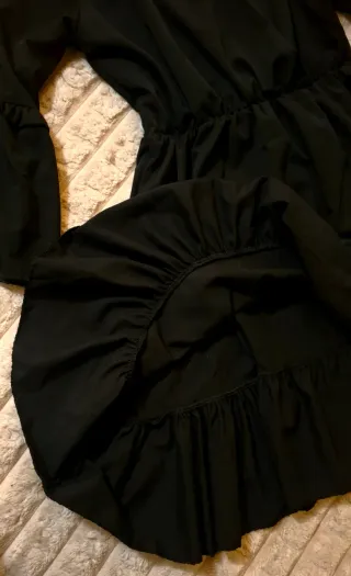 Mini Abito Nero Taglia Unica Nuovo