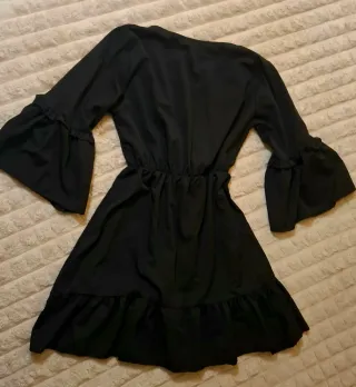 Mini Abito Nero Taglia Unica Nuovo