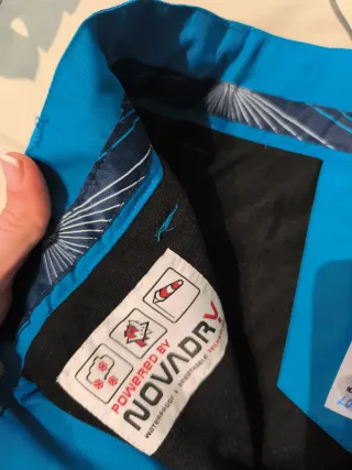 Pantalón de esquí para niño azul talla 12