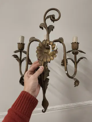 4 Apliques Vintage Italianos