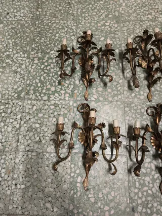 4 Apliques Vintage Italianos