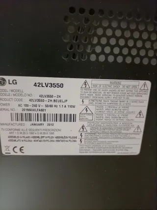 LG 42LV3550 Televisor LED