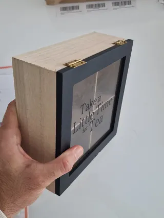 Scatola Porta Bustine Tè in Legno