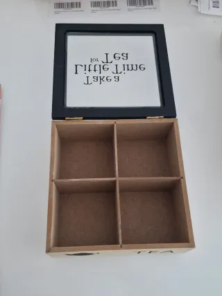 Scatola Porta Bustine Tè in Legno