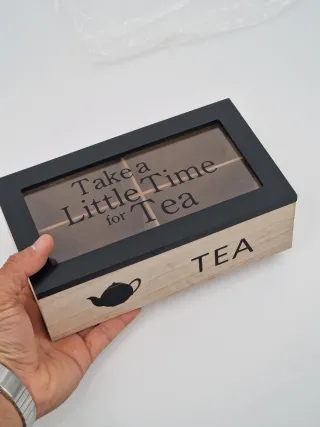 Scatola Porta Bustine Tè in Legno