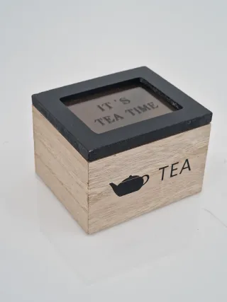 Scatola Porta Bustine Tè in Legno