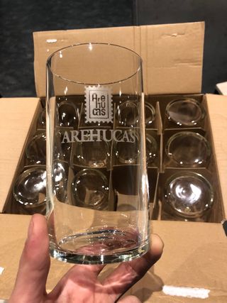 12 Vasos de Cristal Arehucas