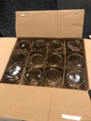 12 Vasos de Cristal Arehucas