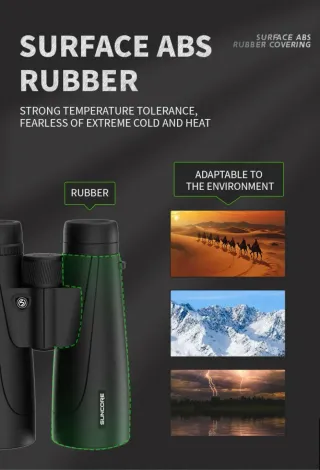 Prismáticos SUNCORE 12x50 Prismas BAK4 IPX6