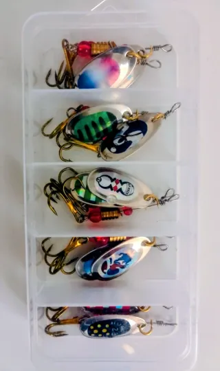 Caja 10 Cucharas Pesca N2 Nuevas