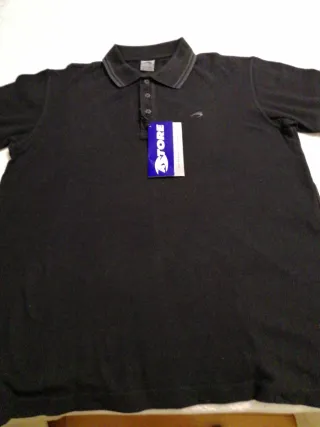 Polo Astore Negro Manga Corta Talla M