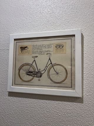 Cuadro Decorativo Bicicleta Vintage