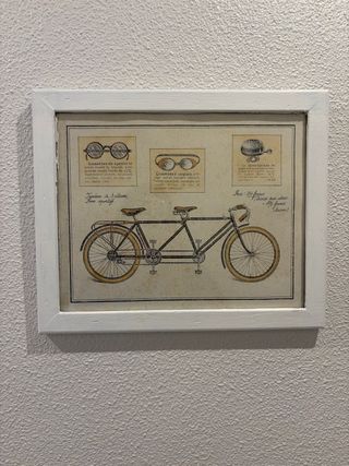 Cuadro Decorativo Bicicleta Vintage