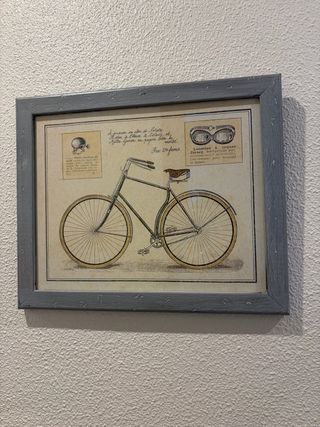 Cuadro Decorativo Bicicleta Vintage