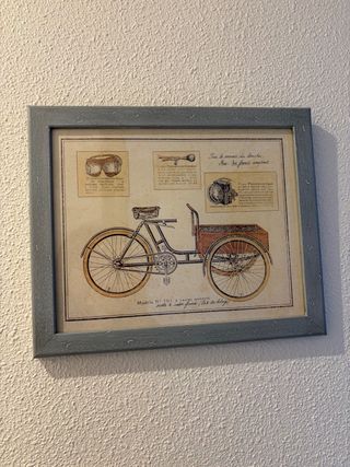 Cuadro Decorativo Bicicleta Vintage