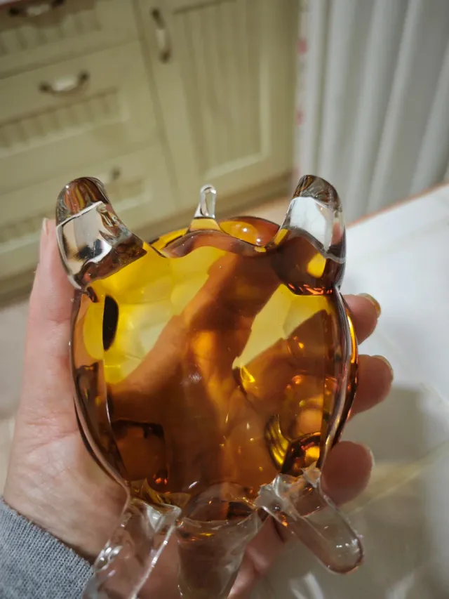 Tortuga de cristal Murano