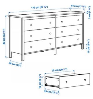 Cómoda Ikea Koppang Blanca