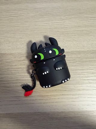 Funda AirPods Diseño Dragón Negro