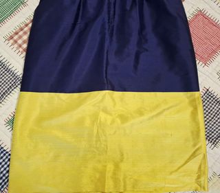 Abito Max&Co Taglia 42 Blu Giallo