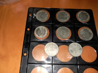 Lote 8 Monedas 100 ptas 1980 *80