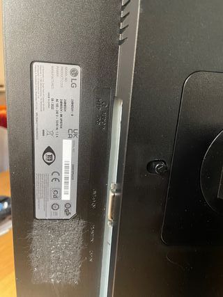 Monitor LG 23,8'' nero