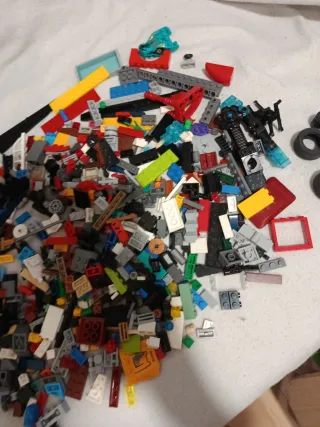 N°(5) Lote Piezas LEGO Variadas