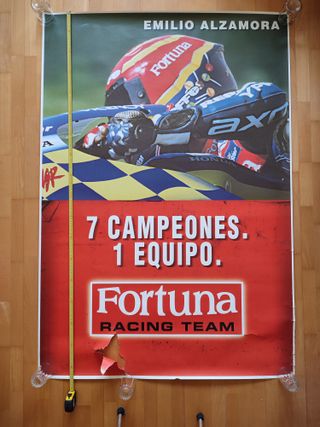 Póster Emilio Alzamora Fortuna 175x120 Año 2000