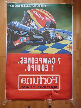 Póster Emilio Alzamora Fortuna 175x120 Año 2000