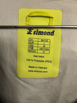 Chaqueta Simond cortavientos impermeable