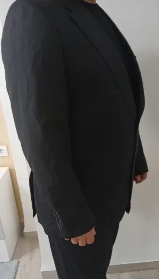 Traje Burberry Negro Hombre