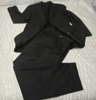 Traje Burberry Negro Hombre