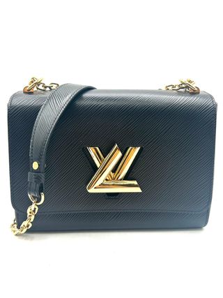 Bolso Louis Vuitton Twist MM Negro Dorado
